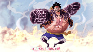 Luffy Gear 4 flammende ild tapet — Luffy gear 4 Wallpapers