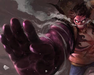 Luffy Gear 4 Freaky Smil tapet — Luffy gear 4 Wallpapers