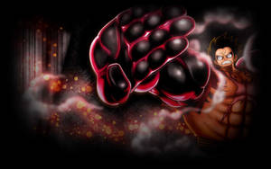 Luffy Gear 4 Kampform wallpaper — Luffy gear 4 Wallpapers