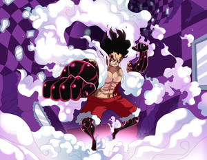 Luffy Gear 4 Lilla Plakat wallpaper — Luffy gear 4 Wallpapers