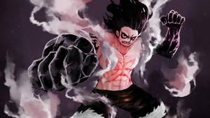 Luffy Gear 4 Mørk Form tapet — Luffy gear 4 Wallpapers