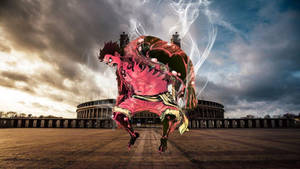 Luffy Gear 4 Sky Colosseum tapet — Luffy gear 4 Wallpapers