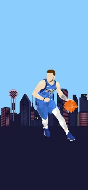 Luka Doncic Vektorkunst tapet