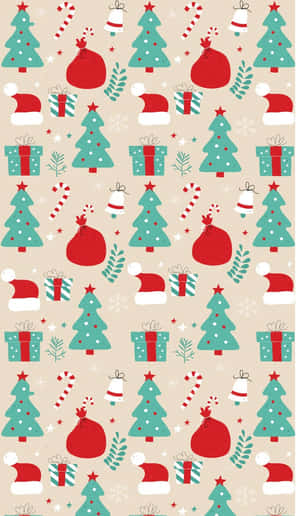 Rød julebaggrund — Rød jul Wallpapers