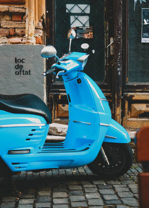 Lyseblå scooter wallpaper — Oppo Pad 4 Pro Wallpapers