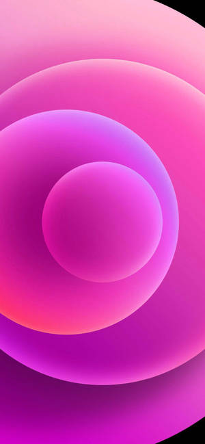 Lyserøde kugler iPhone 12 baggrund — 1320x2868 Wallpapers