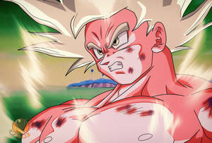 Lysgult hår Ultra Instinct Goku