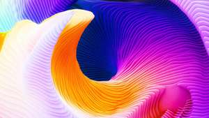 Æstetisk abstrakt farverigt kunstdesign til MacBook Pro tapet — MacBook Pro Wallpapers