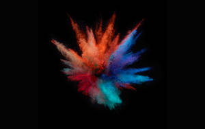 Levende farver lilla, blå, orange og turkis farveudbrud til MacBook Pro wallpaper. — MacBook Pro Wallpapers