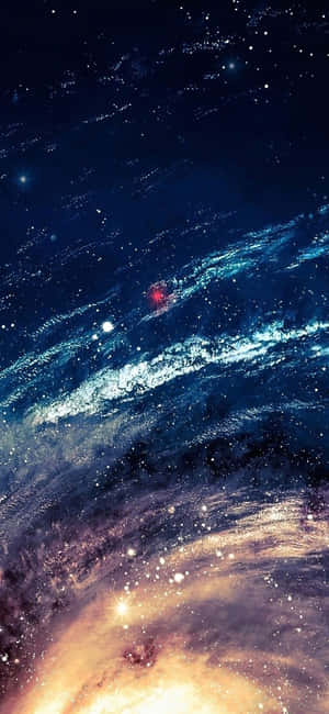 Blue Galaxy Iphone — Huawei nova 16s Pro Wallpapers