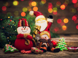 Rød julebaggrund — Rød jul Wallpapers