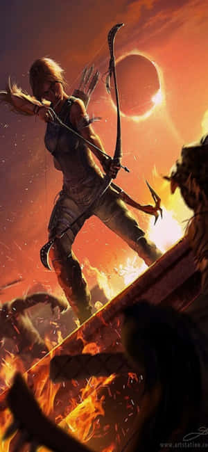 Iphone X Shadow Of The Tomb Raider Baggrund — Pixel 8a Wallpapers