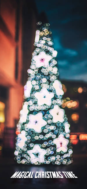 Magisk december jul baggrund — iPhone 16e Wallpapers