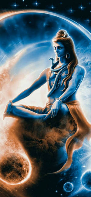 Mahakal galaksekunst — Samsung S23 Wallpapers
