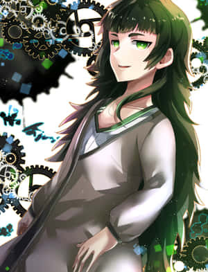 Maho Hiyajo poserer med stil — Galaxy Z Fold 8 Wallpapers