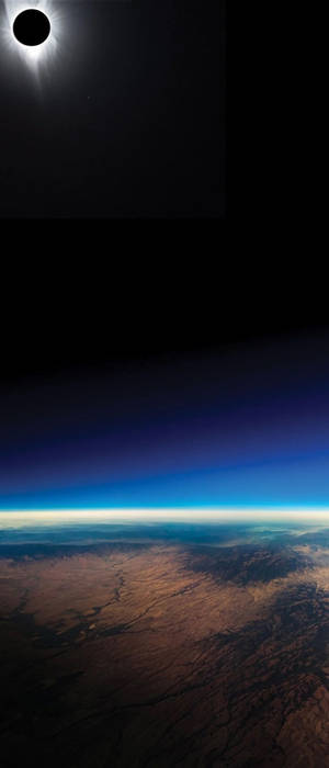 Majestætisk Jorden Punch Hole 4K — Galaxy Z Flip Wallpapers