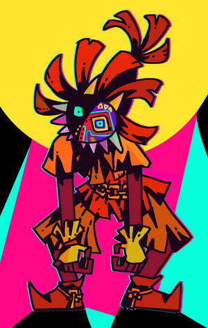 Majora's Mask Pop Art — Galaxy Tab S10 Ultra Wallpapers