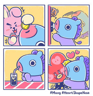 Mang Bt21 tegneseriebaggrund — Galaxy Z Flip7 FE Wallpapers