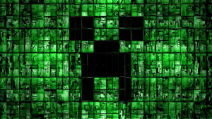 Minecraft Creeper Collage tapet. — 2560x1440 Wallpapers