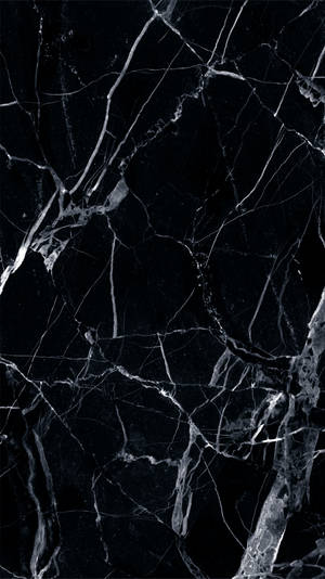 Marquina sort hvid marmor iPhone — Sort og hvid æstetik GIF Wallpapers