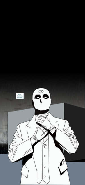 Minimalistisk Moon Knight — 1290x2796 Wallpapers