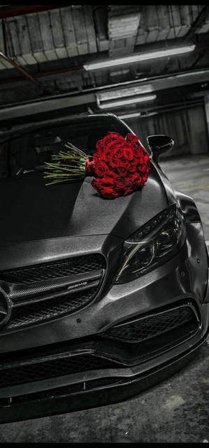 Mercedes iPhone X 3D Rose — iPhone 15 Pro Wallpapers