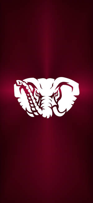 Metallisk Alabama Crimson Tide elefant wallpaper — iPhone 13 Pro Max Wallpapers
