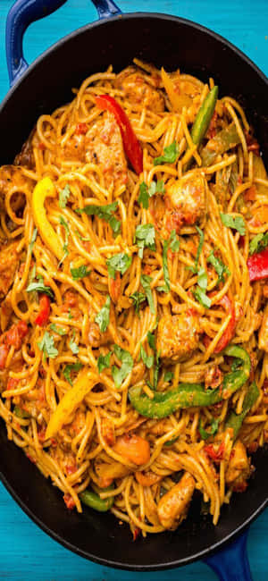 Iphone X Pasta Baggrund — Pixel 8a Wallpapers