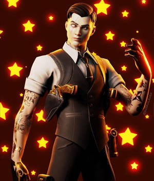 Midas Fortnite stjerner baggrund — Motorola Razr Ultra 2025 Wallpapers