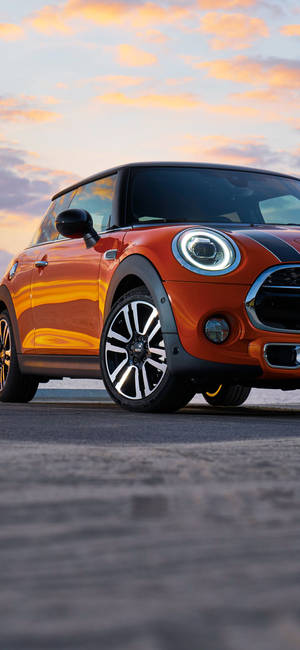 Mini Cooper portræt tapet — iPhone 12 Pro Wallpapers