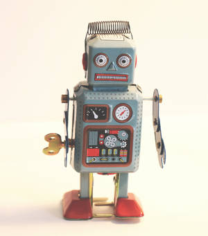 Miniature Vintage Robot wallpaper — Vivo X Fold Wallpapers