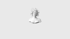 Minimalistisk æstetisk Medusa-buste til computer — Minimalistisk æstetik bærbar Wallpapers