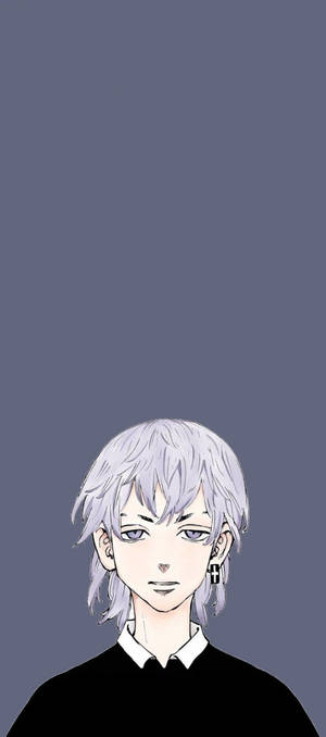 Minimalistisk Anime Takashi Mitsuya tapet — Pixel 11 Wallpapers