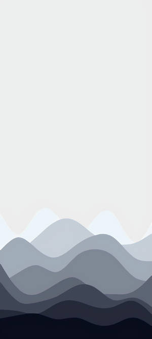 Minimalistisk kunstbølge baggrund — iPhone 16e Wallpapers