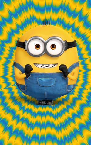 Minions gul og blå baggrund — Galaxy Tab S10 Ultra Wallpapers