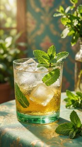 Jameson whisky med mynte og is — iPhone 5 Wallpapers