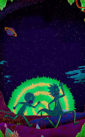 Mobil Rick And Morty — Lenovo Idea Tab Wallpapers