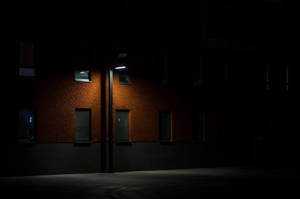 Moderne gadelygte mørk 4k