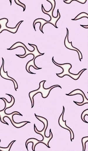 Lyserøde flammer — Lys pink æstetik Wallpapers