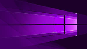 Mørk Neonlilla Windows-logo baggrunde