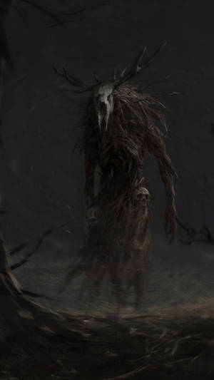 Mørk telefonmaskeret monster — Mørk telefon Wallpapers
