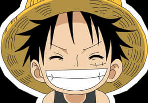 Monkey D. Luffy, klar til eventyret! — Sød abe Wallpapers