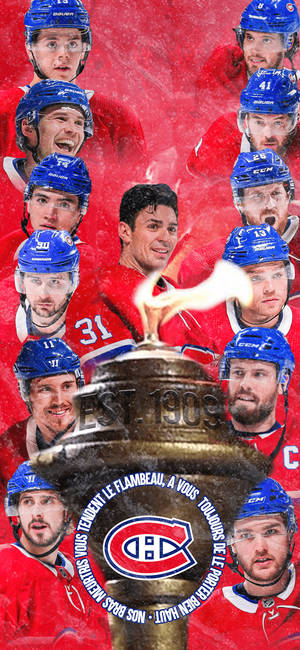 Montreal Canadiens spiller telefon wallpaper — iPhone 18 Wallpapers