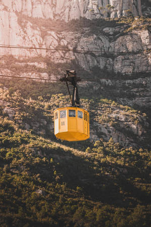 Montserrat gul svævebane — Huawei MatePad Wallpapers