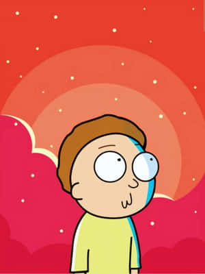 Morty Smith – Den skøre rumrejsende hjælper — Galaxy Z TriFold Wallpapers