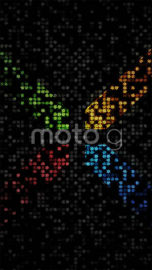 Motorola Farverig i Sort — Motorola Wallpapers