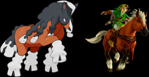 Mudsdale og Epona — Hest Wallpapers