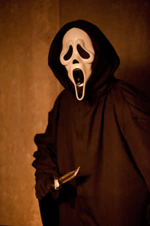 Mystisk Ghostface i skyggerne — POCO Pad X1 Wallpapers