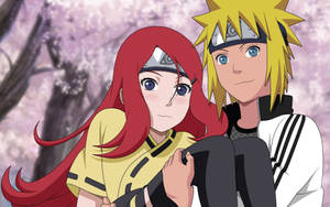 Naruto-figurerne Kushina og Minato tapet — Naruto karakterer Wallpapers