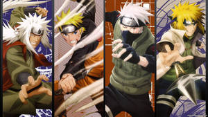 Naruto-karakterer Magtfulde Ninjaer tapet — Naruto karakterer Wallpapers